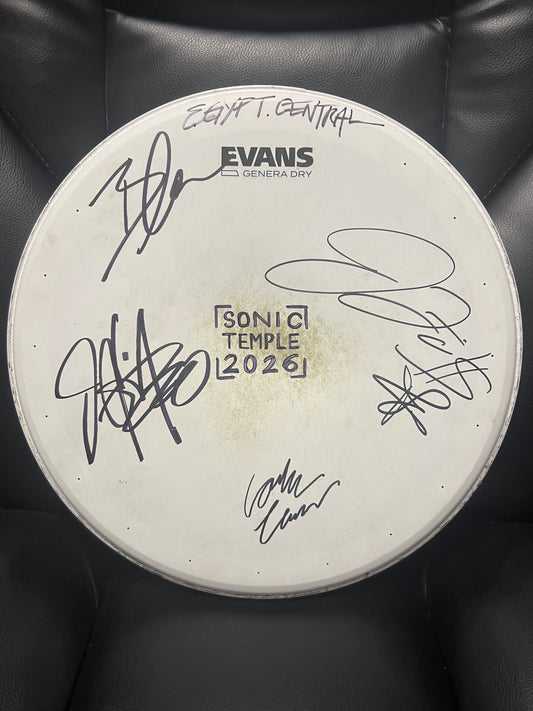 1-of-1 Sonic Temple 2026 Drumhead AUTOGRAPHED