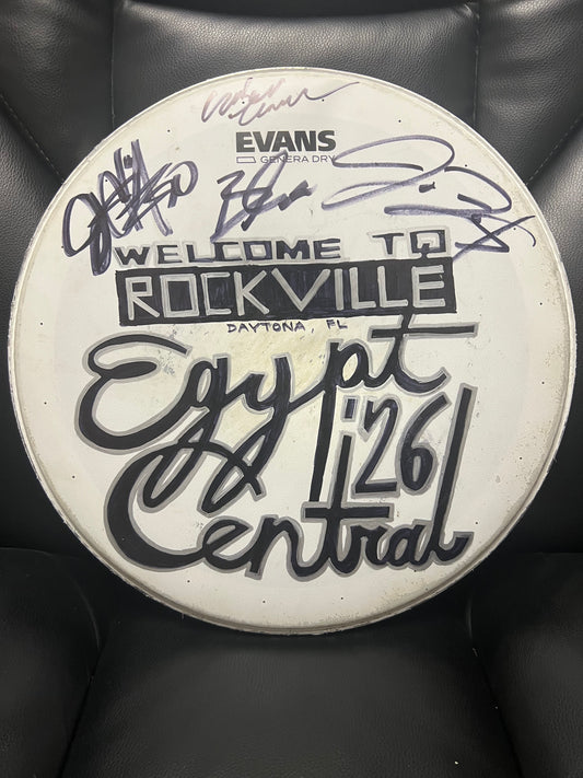 1-of-1 Welcome To Rockville 2026 Drumhead AUTOGRAPHED
